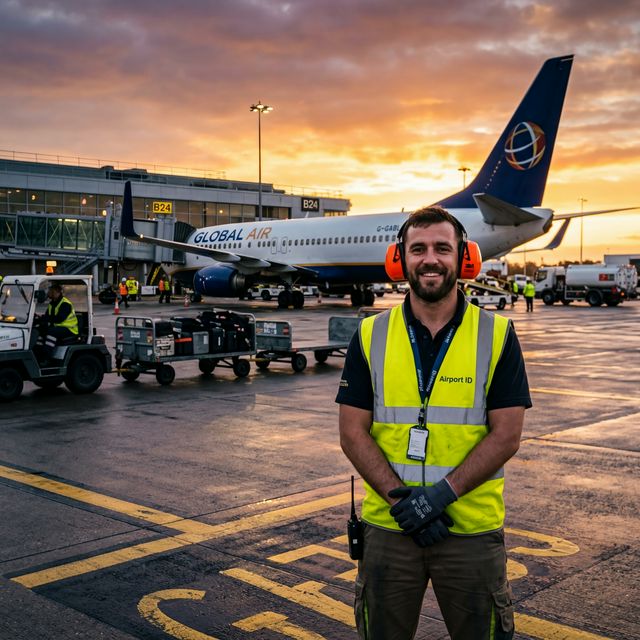 Agent de piste bagagiste